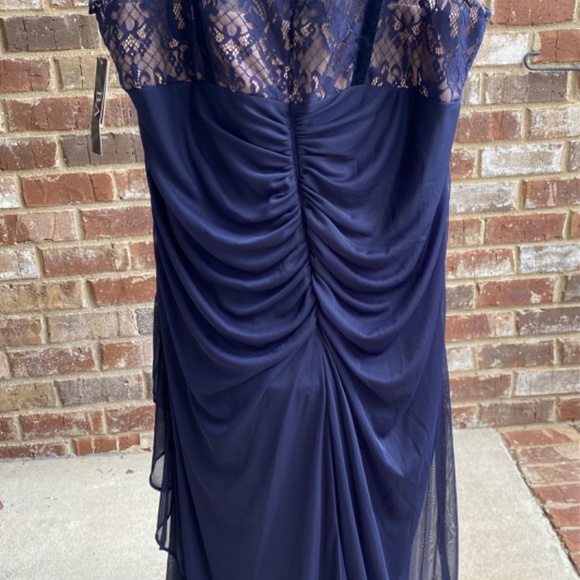 Betsy & Adam Navy Blue formal dress NWT size 20w (would also fit 18w) - Picture 3 of 10